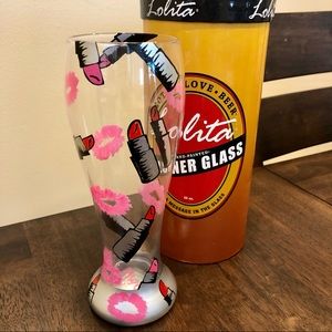NEW Lolita Lipstick Collector’s Pilsner Glass